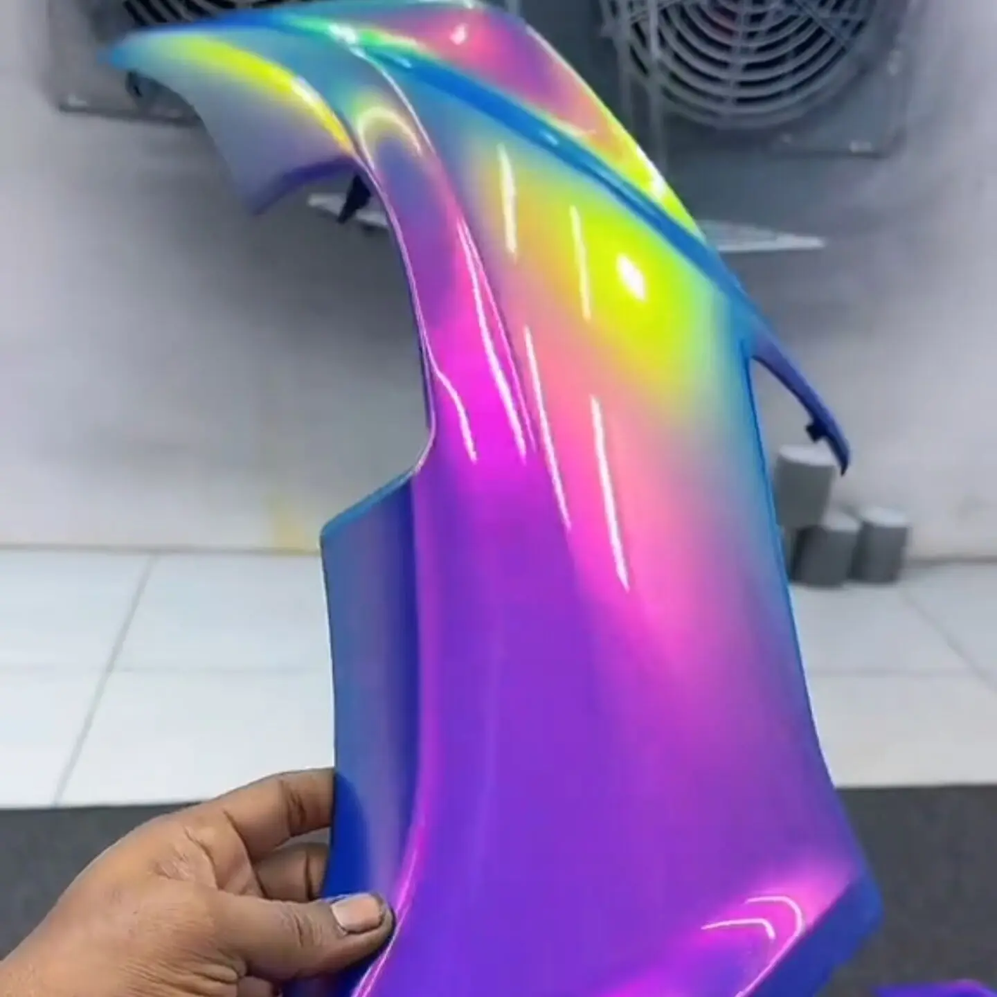 Bulk Iridescent Rainbow Aurora Super Chameleon Pigment powder Hypershift  ColorShift Chromaflair car paint pearl Pigment 105