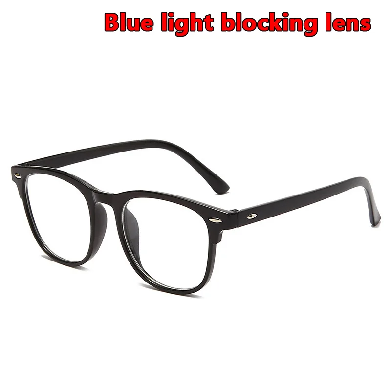 

Men Women Finished Glasses Vintage Oval Frame Blue Light Blocking Eyeglasses Glasses Eye Glass Frame for Men and Women