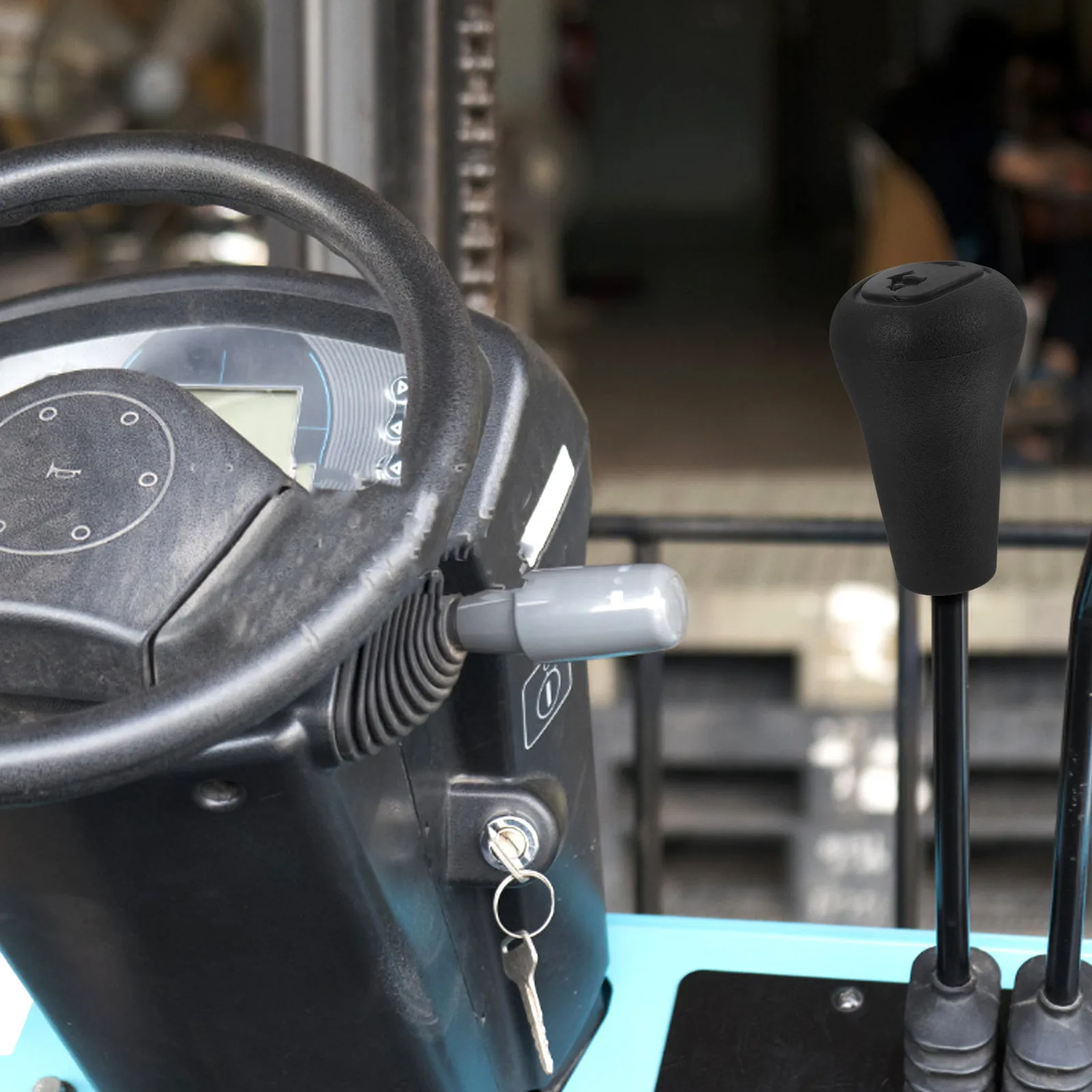 Bouton de levier de remplacement pour chariot élévateur, en plastique ergonomique, pour un contrôle fluide, une prise en main confortable et une fabrication de précision