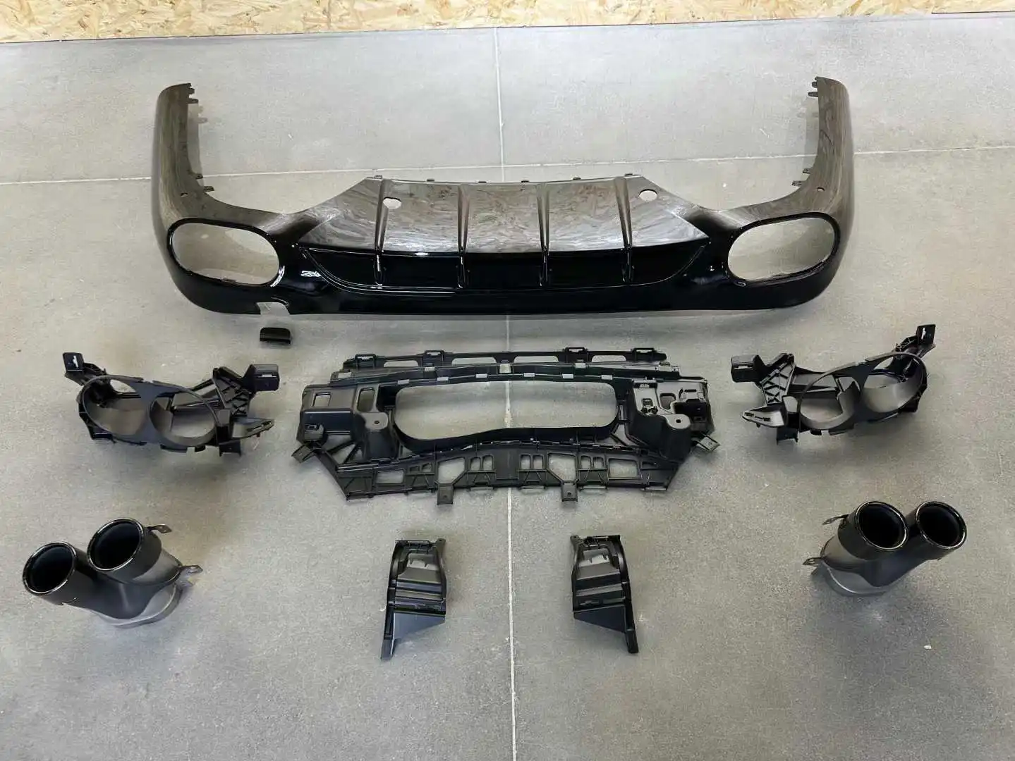 For W214 E-Class 2023+ Sport Upgrade to E53 Full Body Kit | Front Bumper Rear Diffuser Side Skirts Set Hot Selling 6