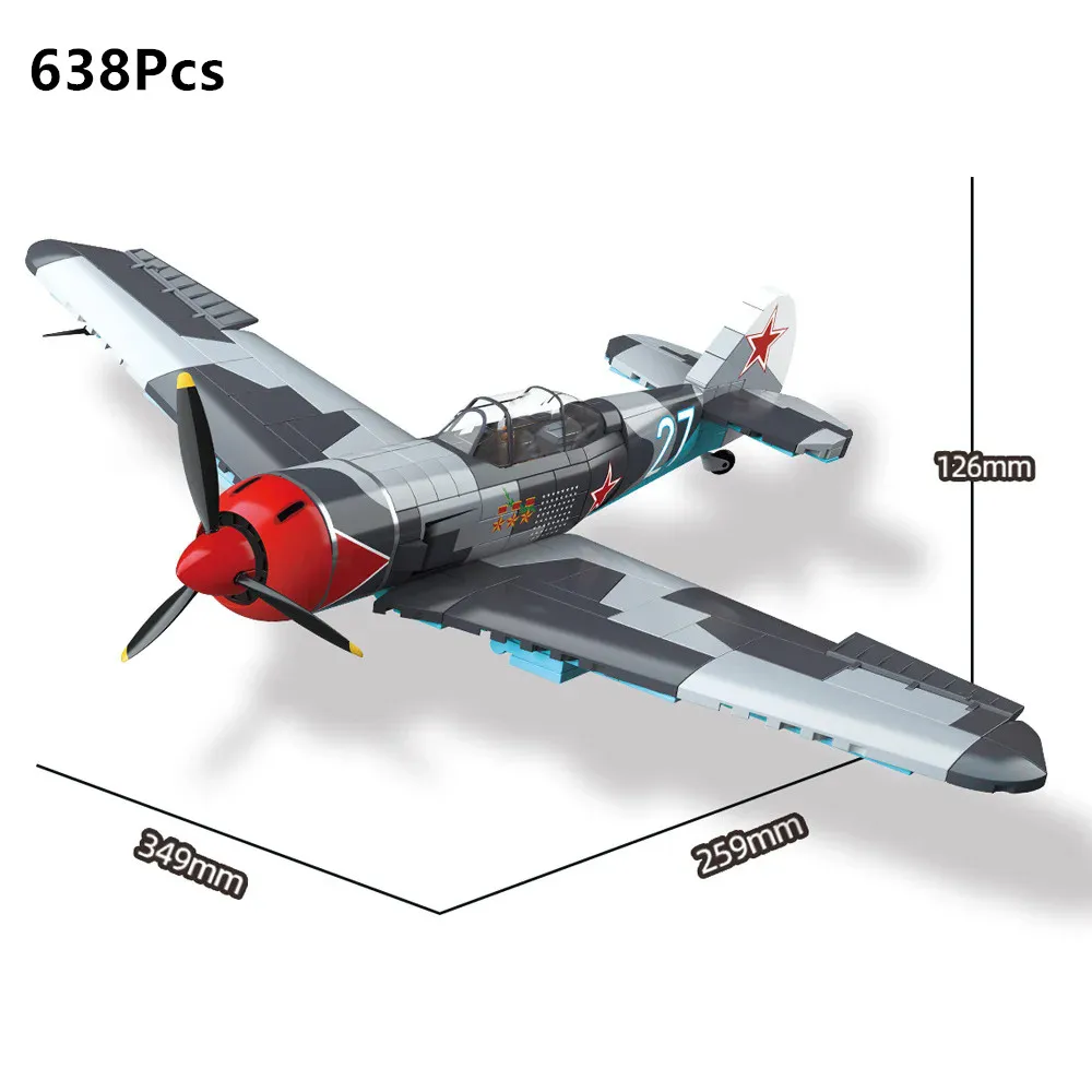 Militaire soldaten uit de Tweede Wereldoorlog SWAT UK: Spitfire Fighter F MK. la type Model Bouwstenen Bakstenen Kinderspeelgoed Cadeau
