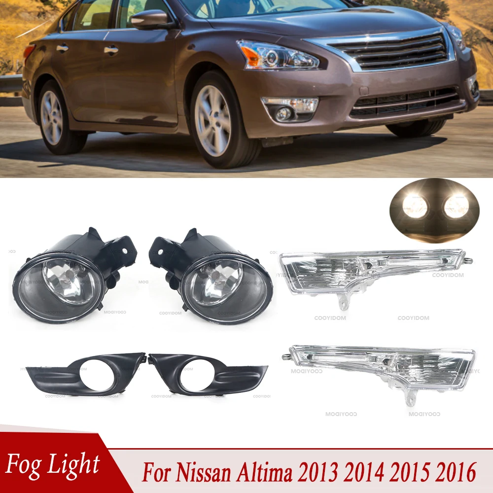 Front Bumer DRL Or Fog Light Or Fog Lamp Cover Grille Frame For Nissan Altima 2013-2016 Car Accessories 261303TA0A NI2531118