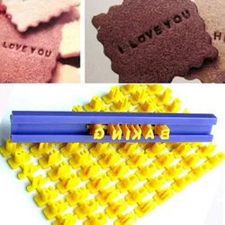 For Cakes/Sugar Paste Alphabet Letter Cookies Cutter Words Baking Mold Cake Frill Cutter Embossing Mould  for Cakes Sugar Paste