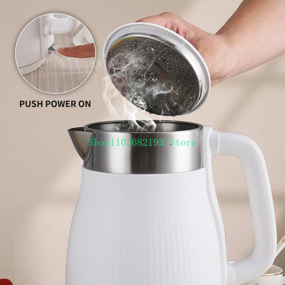 Double-Layer Anti-Scald Household 220V Anti-Dry Burning Kettle Kettle