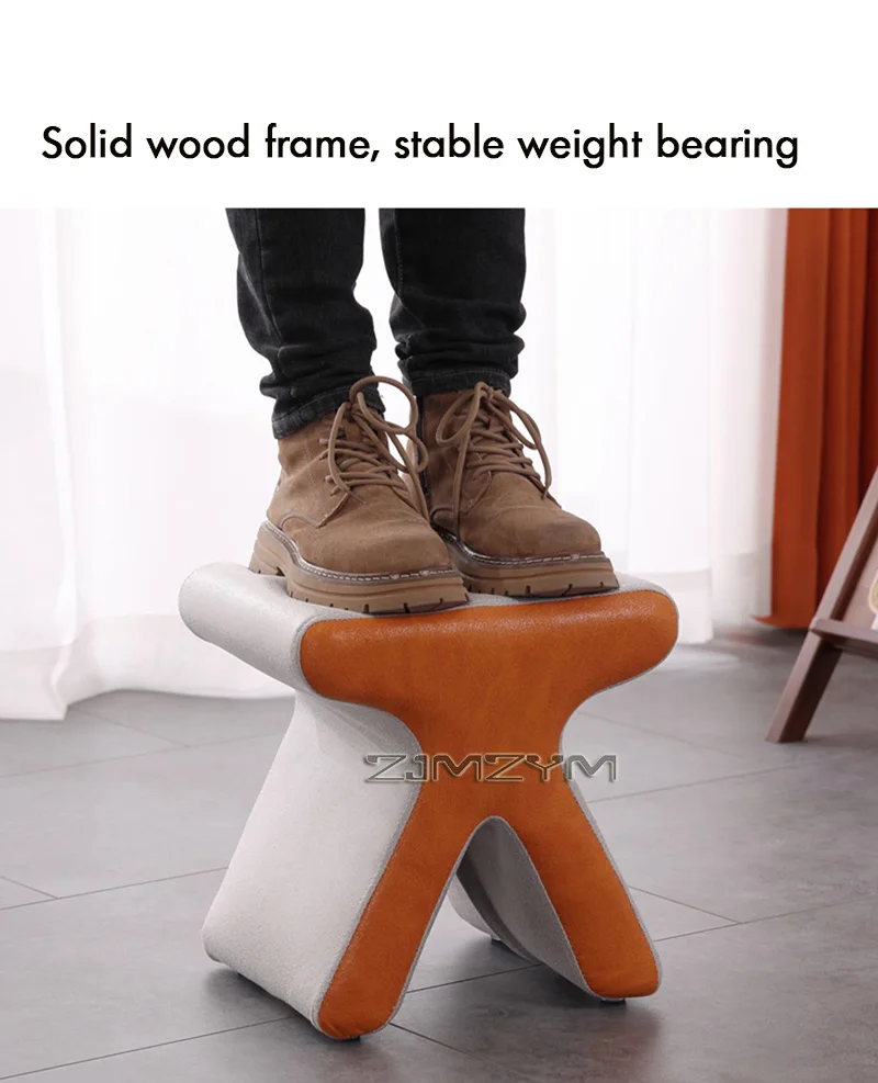 

Makecup Stool Nordic Light Luxury Dressing Room Small Stool for The Entrance Living Room, Shoe Change Chairs