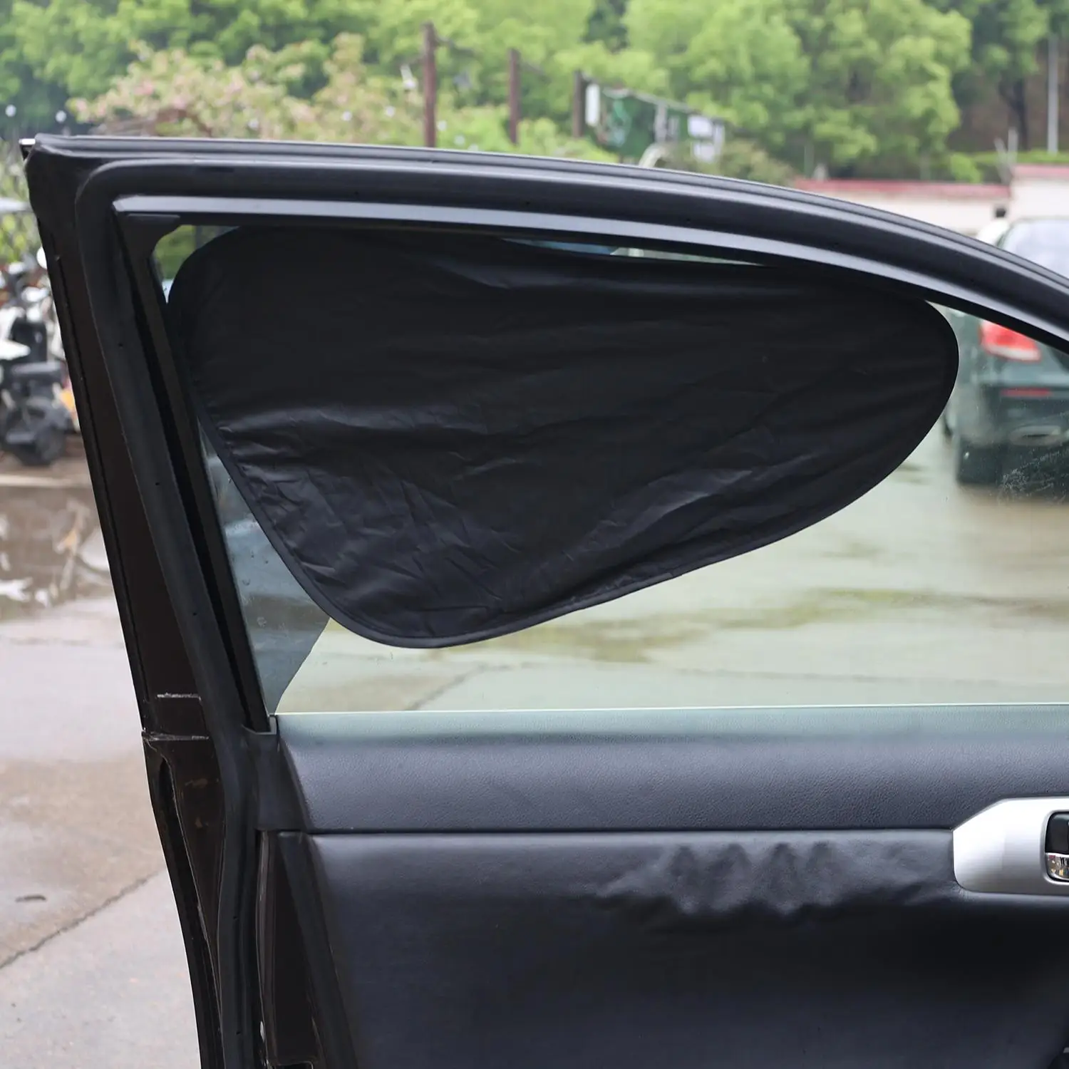 Picture 5: 53x32cm Car Front Rear Window Sunshade Static Cling Auto Side Sun Visor Blind Heat Insulation UV Protection Shield Cover Part