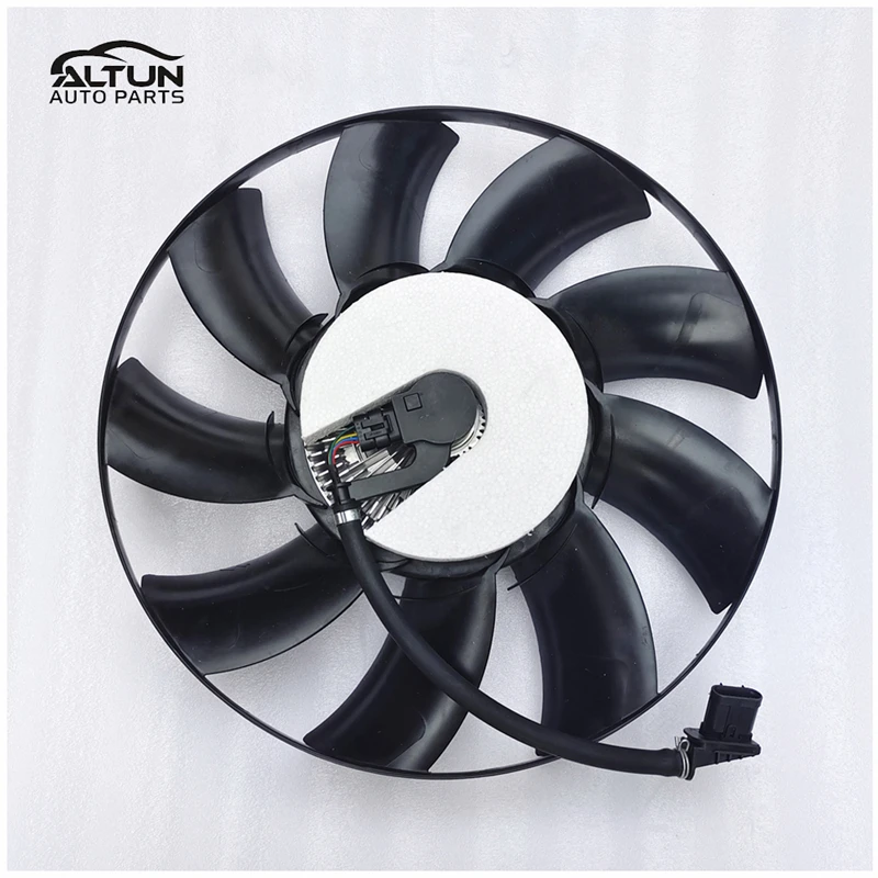 Genuine New LR012644 Blade Cooling Electric Radiator Fan Motor Unit For Land Rover Discovery 3 4 Range Rover Sport