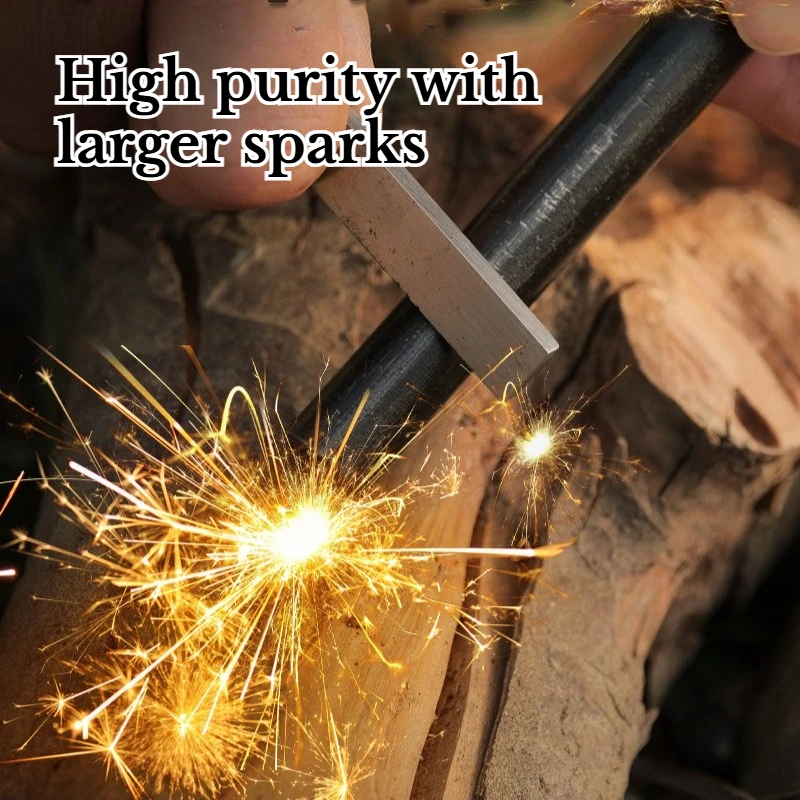 

20 * 120mm High-purity Outdoor Camping Magnesium Rod Wilderness Survival Emergency Equipment Hiking EDC Set