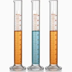 100ml glass petroleum graduated cylinder distillation range test measuring cylinder with graduated cylinder