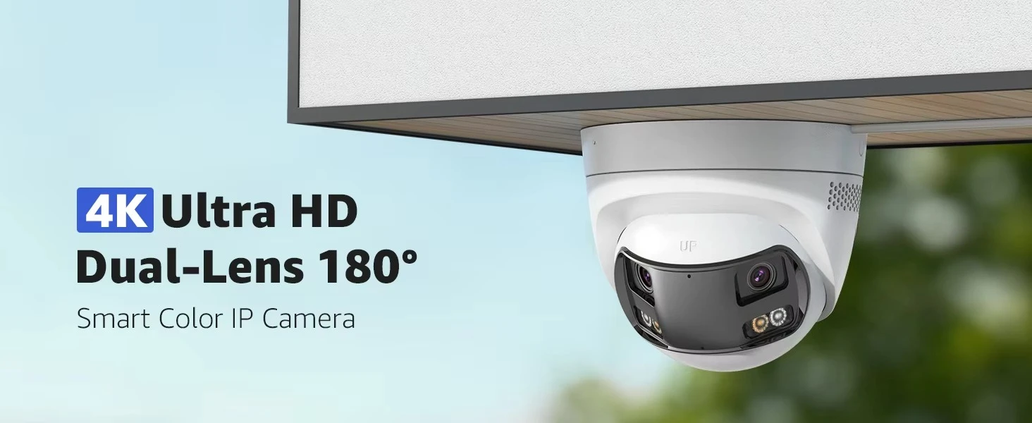 

ANNKE 8CH 12MP H.265 + PoE NVR 8pcs 4K PoE IP Dual Lens Intelligent Dual Light Panoramic Turret Security Monitoring System