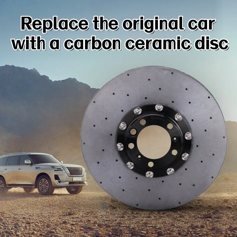 Carbon Ceramic Brake Disc Set for BMW Volkswagen Lynk&Co Mercedes Benz Audi Six Piston Calipers