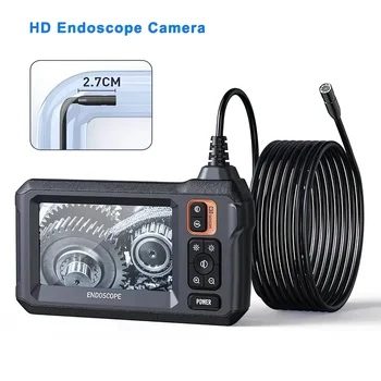 Car Industrial Endoscope Camera 1080P 4.3 inch IPS Screen 8mm Dual and Single Lens Car Borescope Engine Pipe Inspection Repair Tool