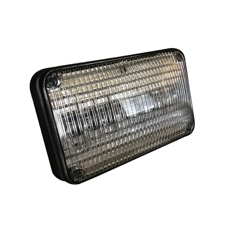 New 6x4 Side Marker  Warning Strobe Light for Trucks Cars 12/24V Perimeter Red Blue Ambulance Light Aluminium Auto  in stock view 5
