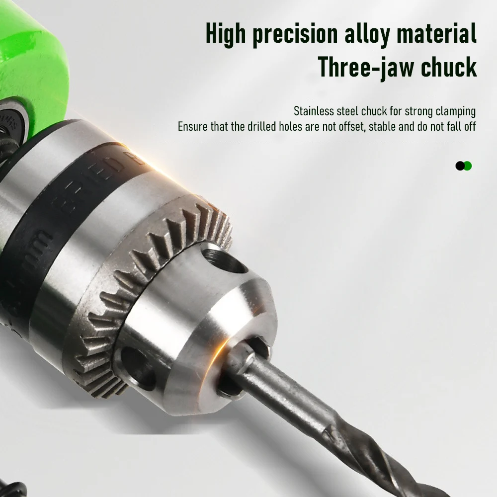 7-Speed Mini Bench Drill Press AC/DC Dual-Use 220V High Power Lithium Electric Drilling Machine for Home Workshop (for Makita)