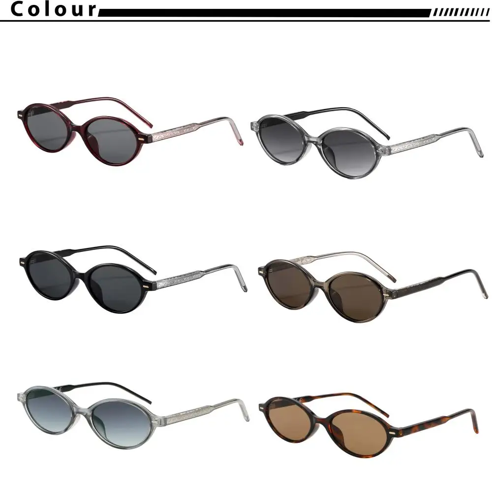CATERSID Retro Damen Punk Sonnenbrille Hochwertige PC Ovale Kleine Rahmen Sonnenbrille Herren Outdoor Street Hip Hop Brille UV400 – Detail 3