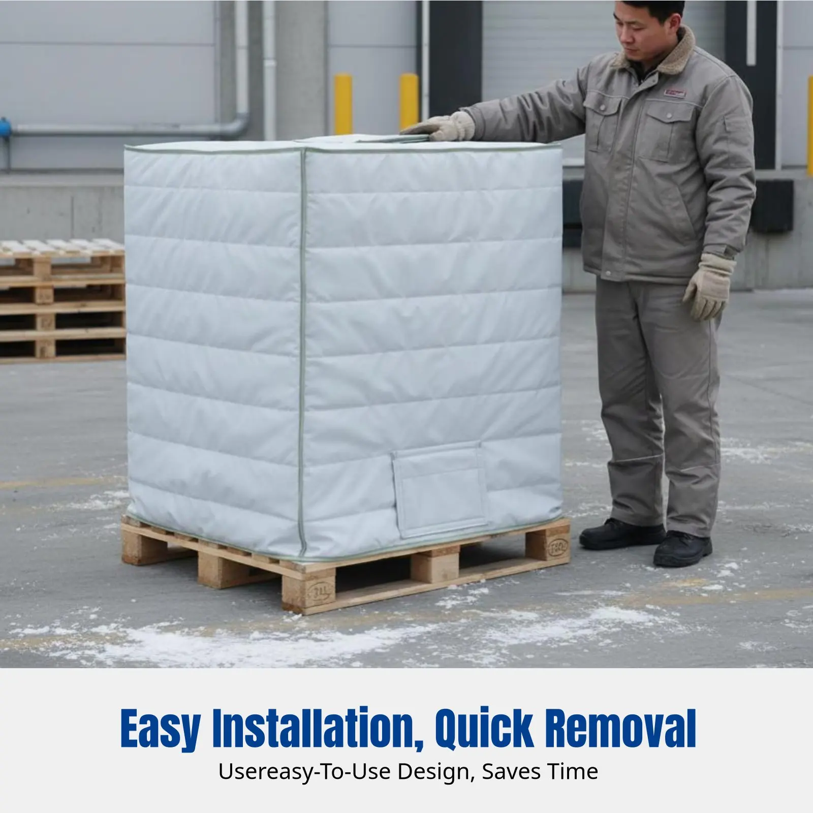 

Термоизоляционный чехол для контейнеров IBC, водонепроницаемый, снегозащитный, морозостойкий, утолщенный, с возможностью индивидуальной настройки для коммерческого оборудования