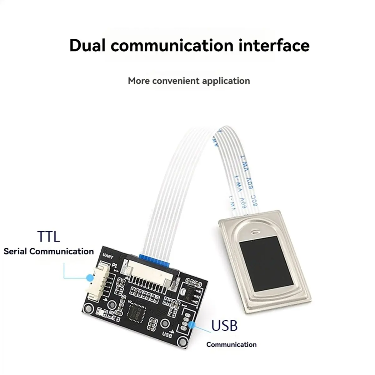 2026 جديد + R304A USB TTL اتصال مزدوج Cnterface بكسل وحدة بصمات الأصابع قارئ الماسح الضوئي SDK مجاني بسعة 1000 #5