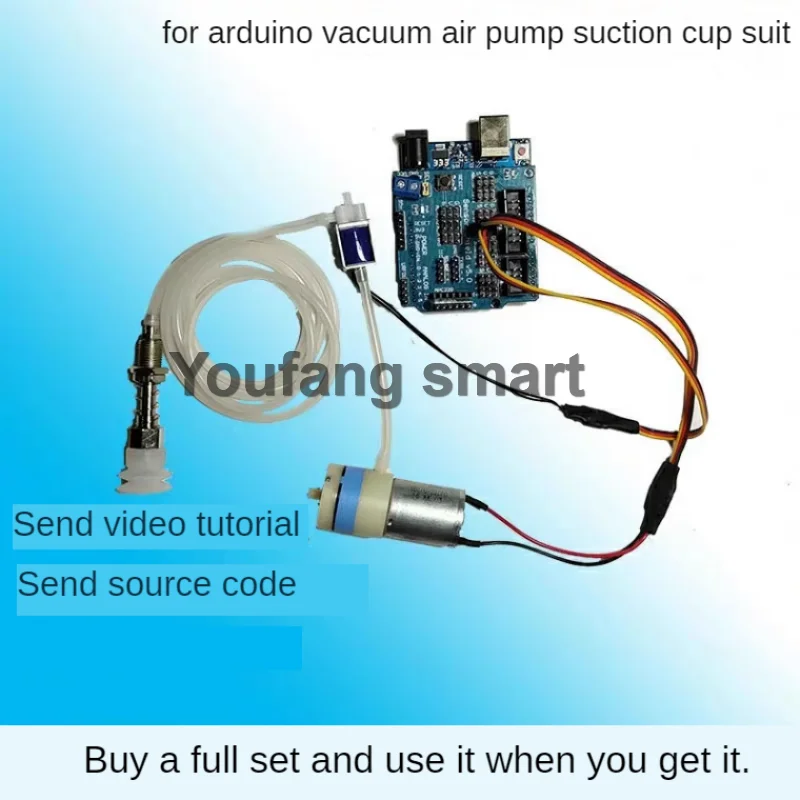 0,3/1/3/6/10/20 kg Last Vakuumpumpe Saugnapf Magnetventil PWM Steuerkabel für Arduino Roboterarm DIY Kit programmierbarer Roboter – Detail 20