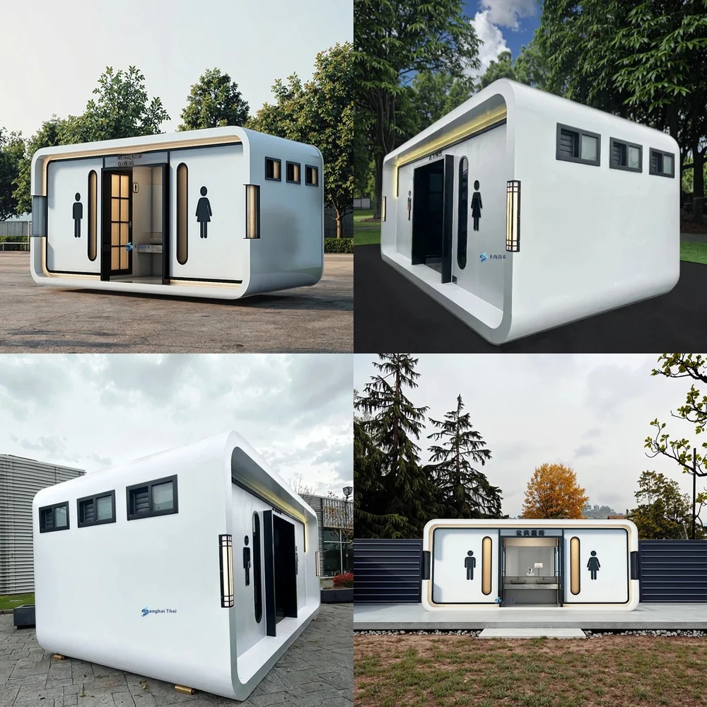 

Hott Factory Direct Customized Intelligent Modern Outdoor Prefab House Toilet Cabin Waterproof Steel Container Mobile Internet R