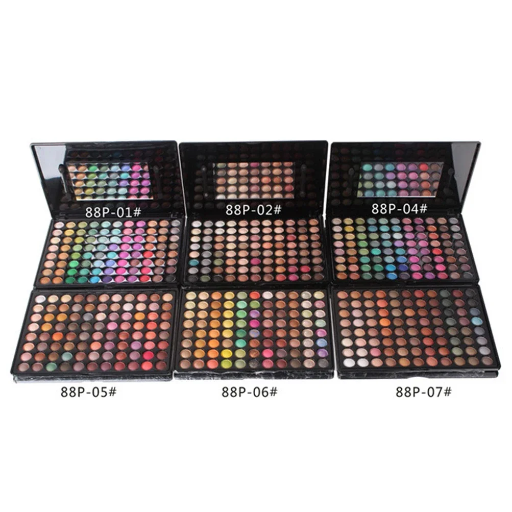 

88 Colors Private Label Eyeshadow Palette Custom Bulk Matte Shimmering Waterproof Pigment Eye Shadow Powder Make Up Eyes Makeup