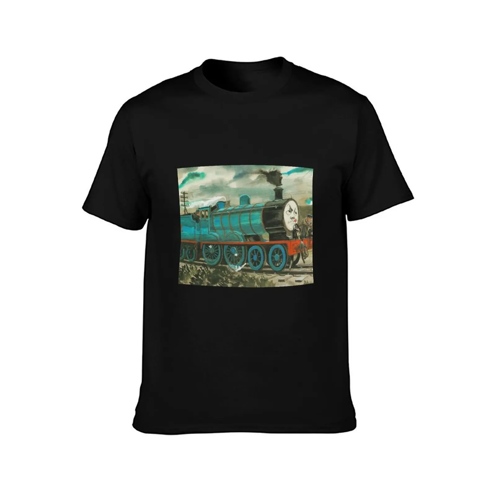 Edward the Blue Engine: Edward's Exploit from The Railway Series T-Shirt graphic shirts rapper graphic tees designer t shirt men