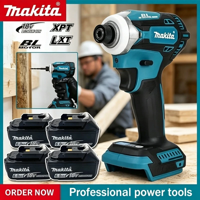 

Makita DTD171 Power Tool Impact Driver Cordless Brushless Electric Screwdriver Rechargable Drill Driver For Makita Battery