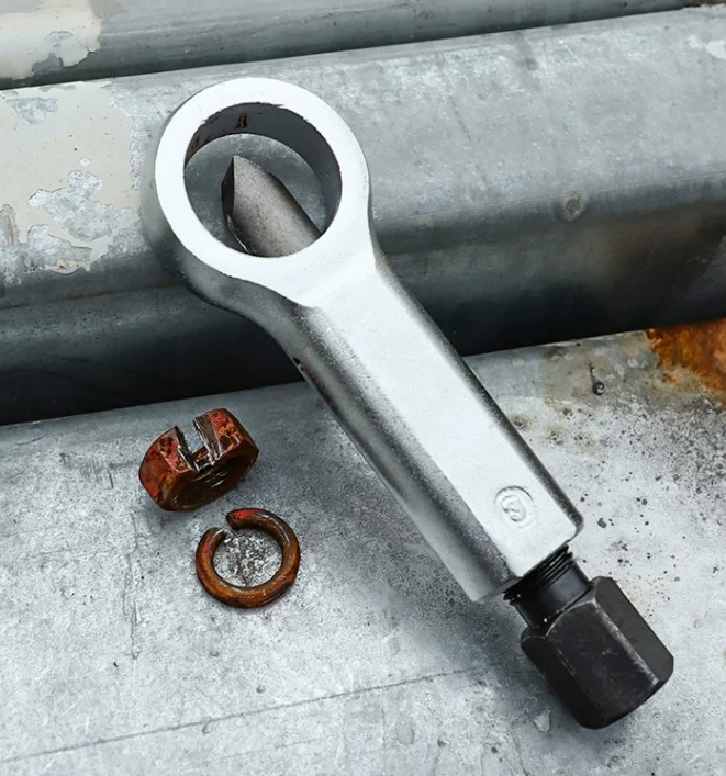 9-27 mm Rostiger Muttern-Trennschlüssel, beschädigter Schraubenmuttern-Abzieher, Schraubenschlüssel, Abziehwerkzeug, Stahlschlüssel, Sechskant-Abzieher – Detail 4