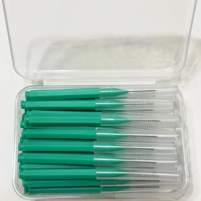 30/80/150/160Pcs I-type push pull interdental brush 0.6-1.5Mm Cleaning Between Teeth Oral Care Orthodontic I Shape Tooth Floss - Image 13