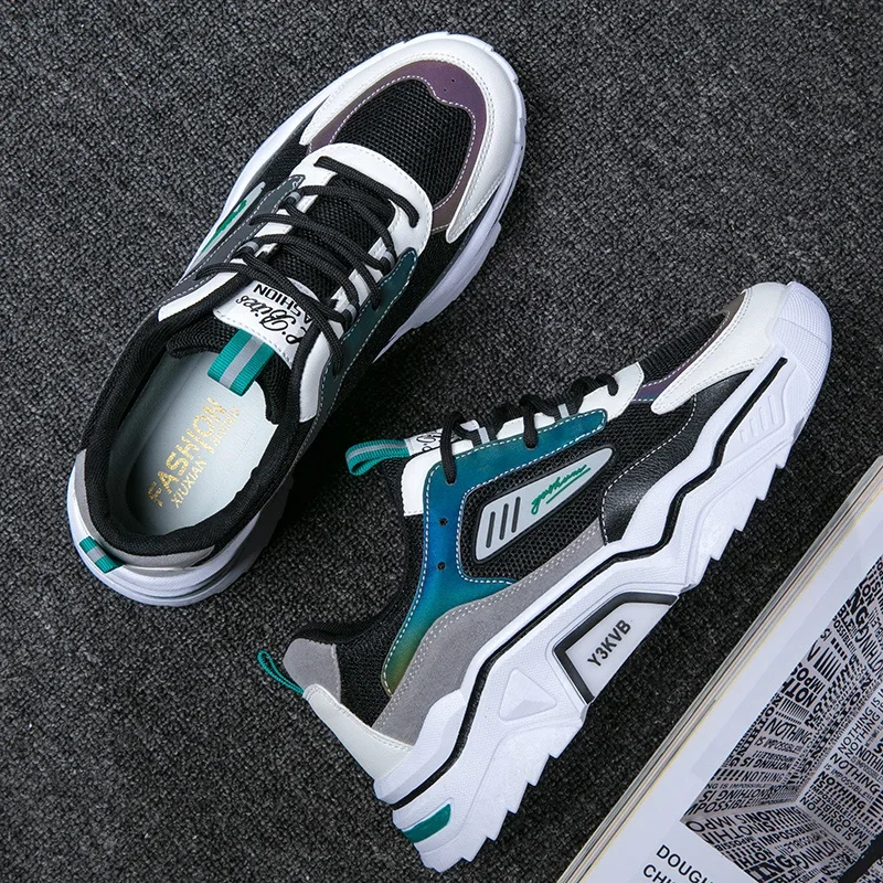 

Fashion Man Casual Shoes Outdoor Man White Sneakers High Quality Platform Shoes For Man