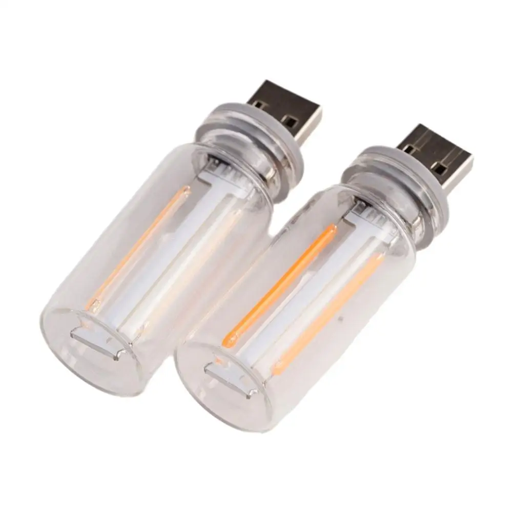 USB Touch Control LED Night Light Atmosphere Light Edison Bulb Incandescent Lamp LED Filament Light Bulb Bedroom Decoration