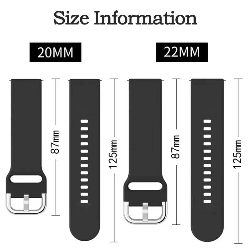 20Mm/22Mm Riem Voor Samsung Galaxy Horloge 5/6/4 40Mm 44Mm/Classic/Active 2/Gear 3 Sport Armband Voor Huawei/Amazfit Gtr/2e/Pro