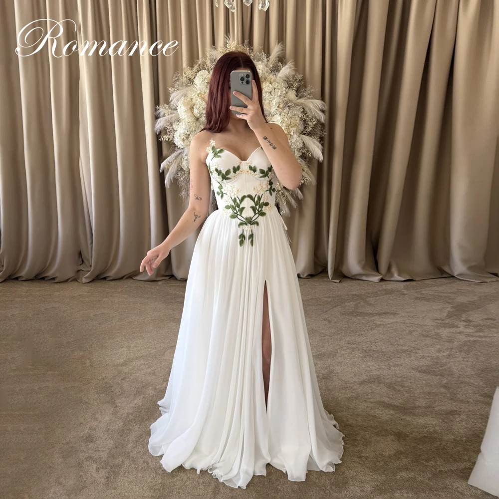 

Современное кружевное плиссированное свадебное платье трапециевидной формы в форме сердца, женское свадебное платье с открытой спиной и скользящим шлейфом, Vestidos De Novia по индивидуальному заказу