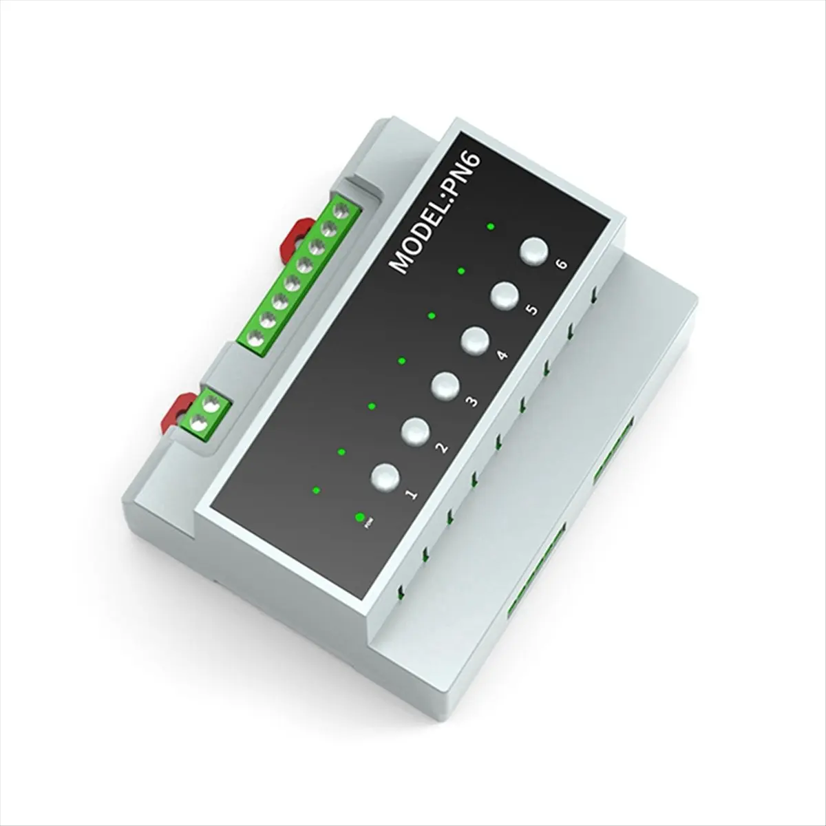 A59E Tuya Smart Home 6-Channel 16A Relay Switch Module Dry Contact Module for Intelligent Appliance Control
