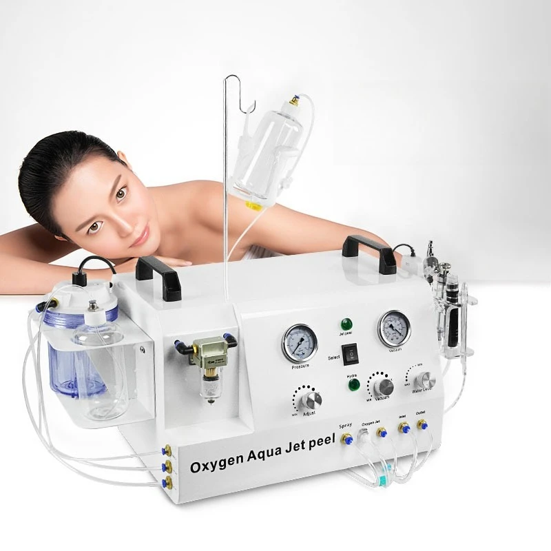 

New high-pressure water oxygen instrument Small bubble skin cleanser Hydrating and rejuvenating skin management Water oxygen