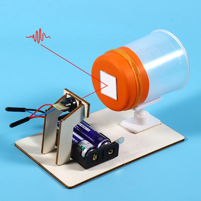 Technologie Kleine Produktion Schallwellenbildkamera Wissenschaftliches Experiment für Kinder Grundschule Wissenschafts- und Bildungsspielzeug Sichtbar So