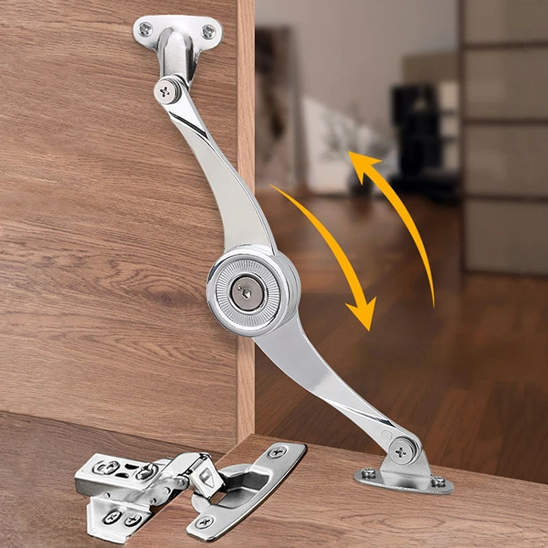 

Hydraulic Adjustable Random Stop Hinges Cabinet Hinges Furniture Lifting Flap Support Hardware Cabinet Door Down Folding Air Bar