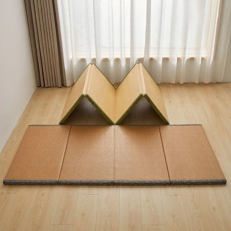 

Japanese-style cushion foldable coconut palm mattress seat cushion anti-cushion baby climbing mat lunch break tatami floor mat