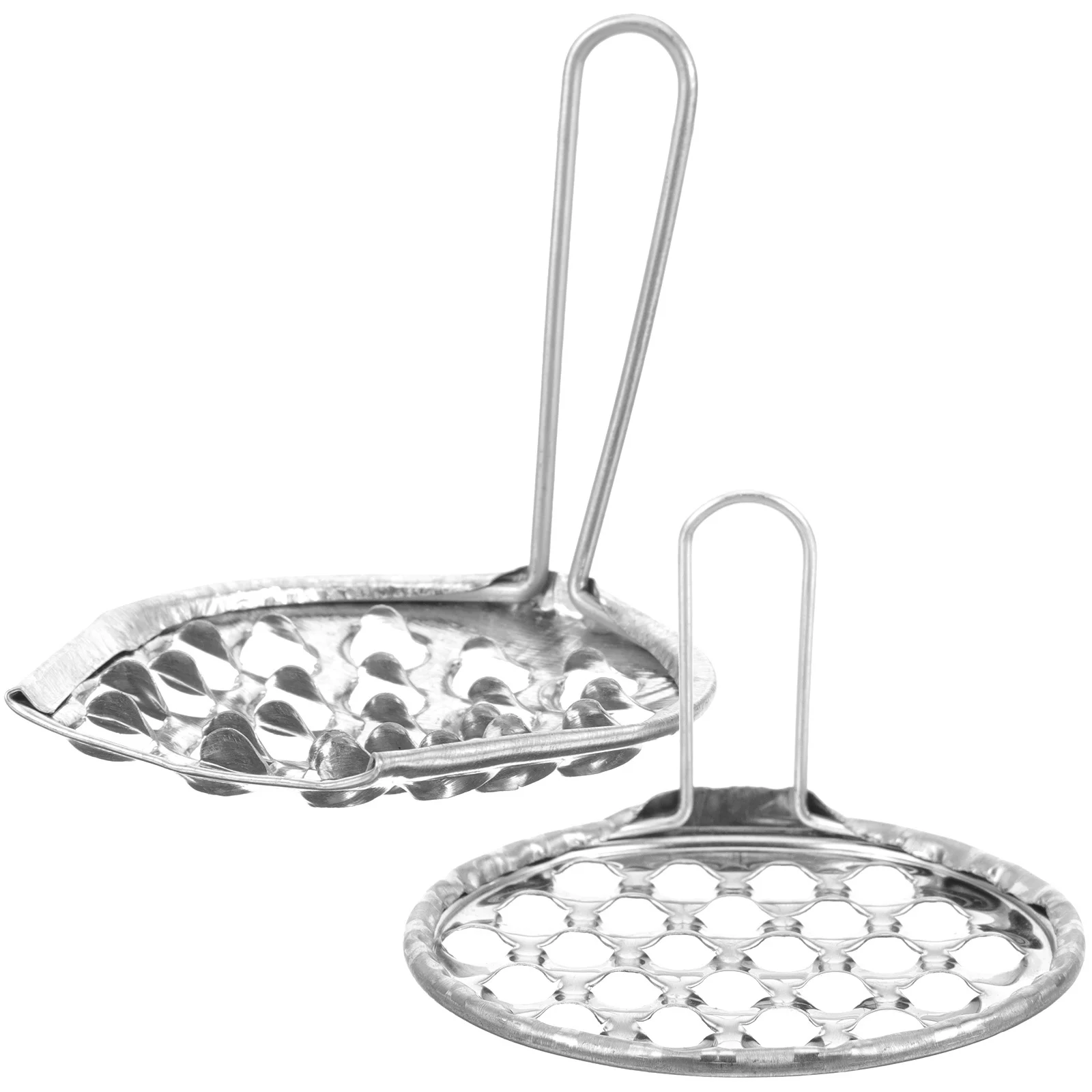 2Pcs Cold Noodle Scraper Stainless Steel Reusable Food Scraping Tool for Bean Jelly Making Kitchen Cooking Essential
