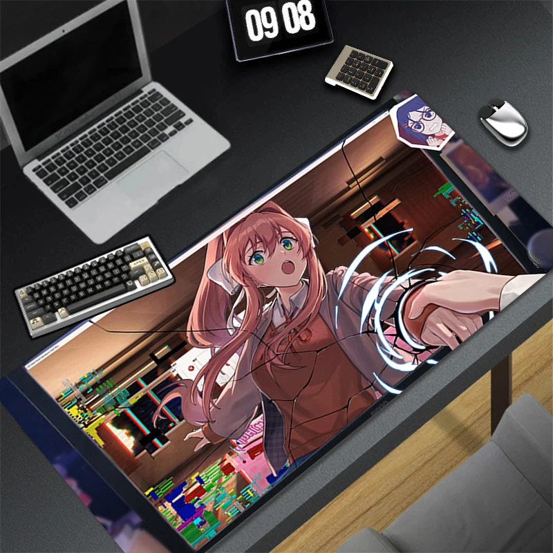 

Mousepad Computer Gaming Accessories Keyboard Pad Office PC Rubber Mouse Pad Decoracion Desk Doki Doki Literature Club Mouse Mat