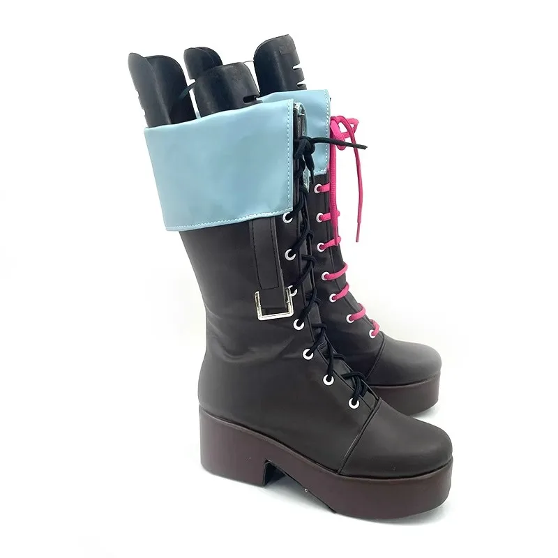 Game LOL Arcane Jinx Cosplay Schoenen Rollenspel Halloween Carnaval Party Outfit Kerst Prop Vrouwen Mannen