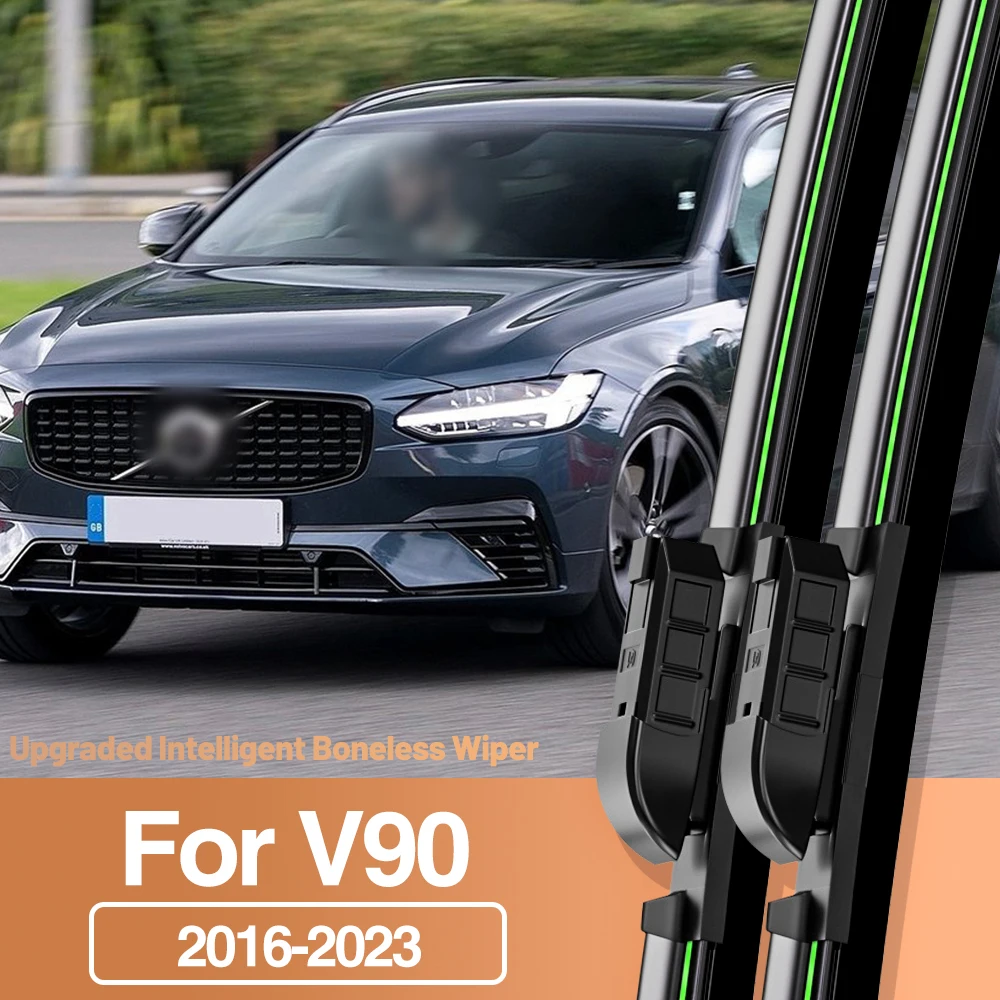 2pcs For Volvo V90 2016-2023 Front Windshield Wiper Blades Windscreen Window Accessories 2017 2018 2019 2020 2021 2022