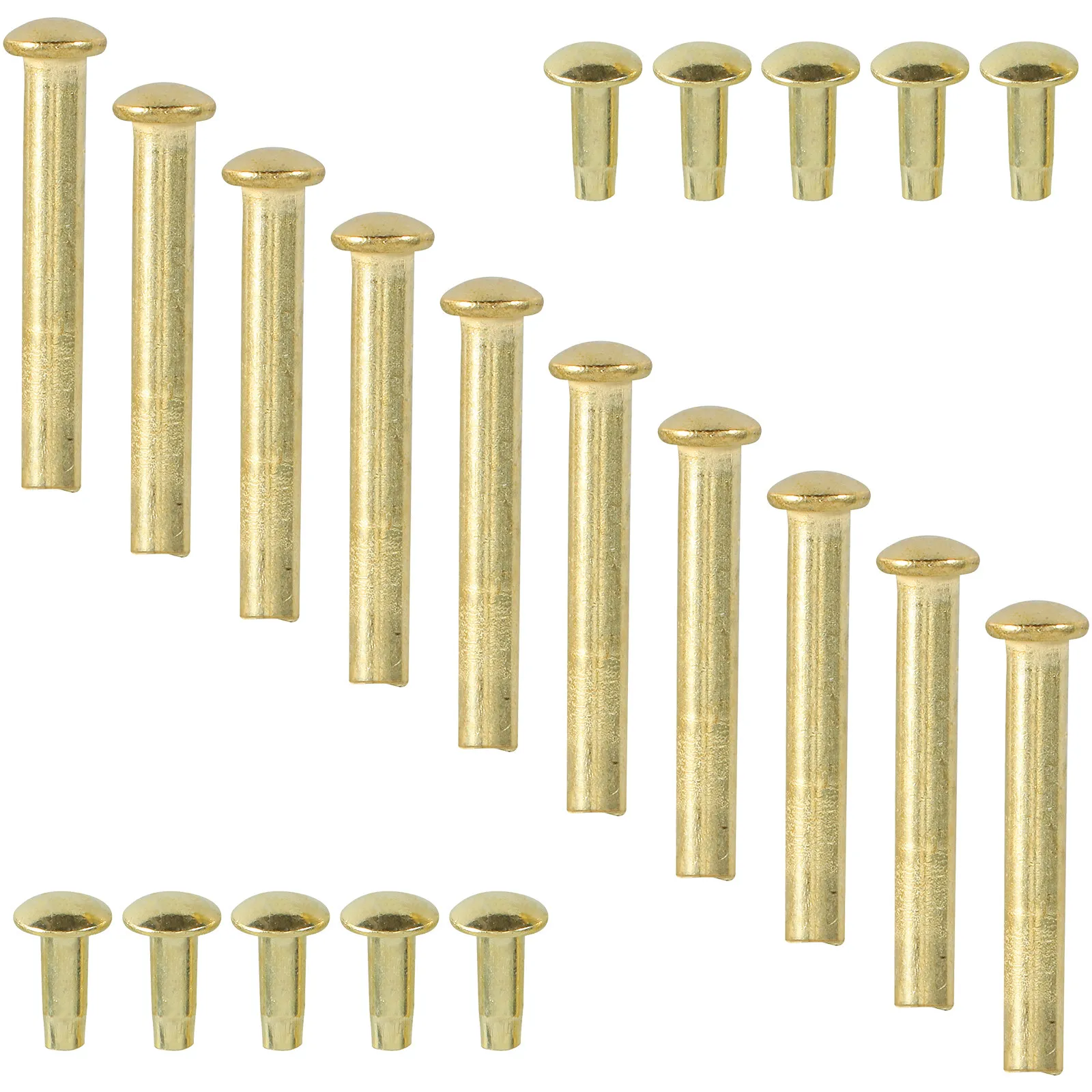 10 Sets Fan Nail Whistle Accessories Hand Held Fans Folding Axel Rivet Repair Fasteners
