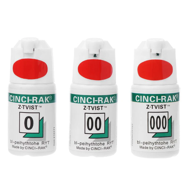 AG Size 0 00 000 Dental Thread Disposable Gingival Retraction Cord Knitted Cotton Gum Line Dentist Material 1/3 Bottle