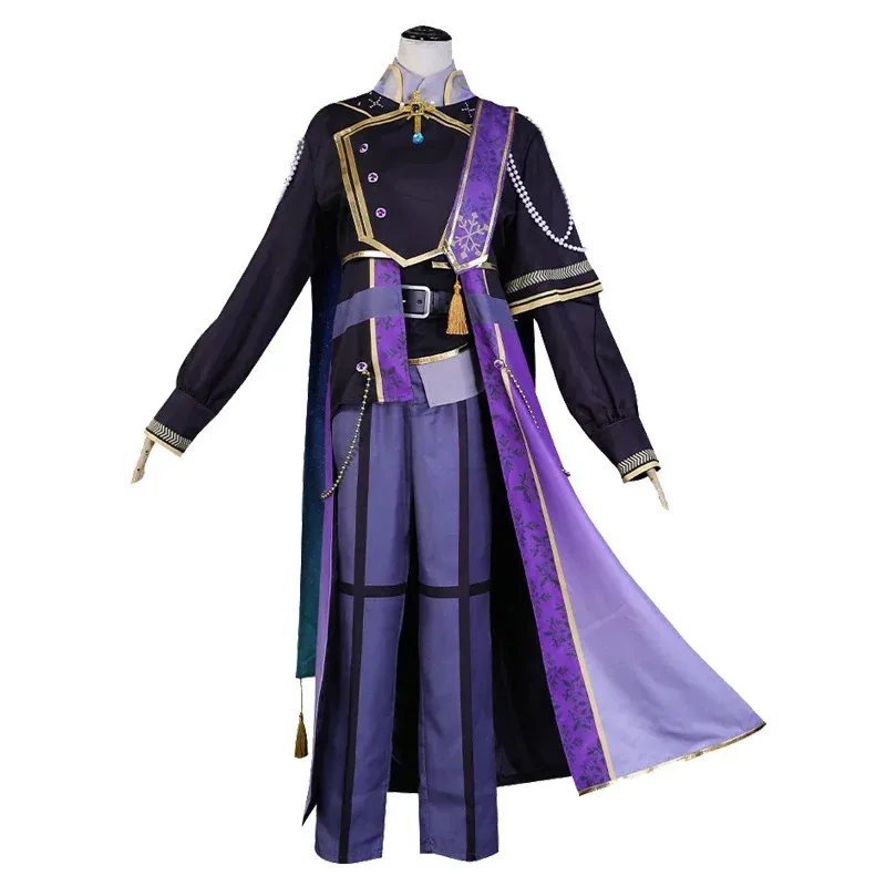 NewEnsemble Stars 블랙 데스 스노우 유니폼 레이 사쿠마 리츠 오카와 코하쿠 아야세 마요이 란 나기사 코스프레 남성 의상 hi6338202