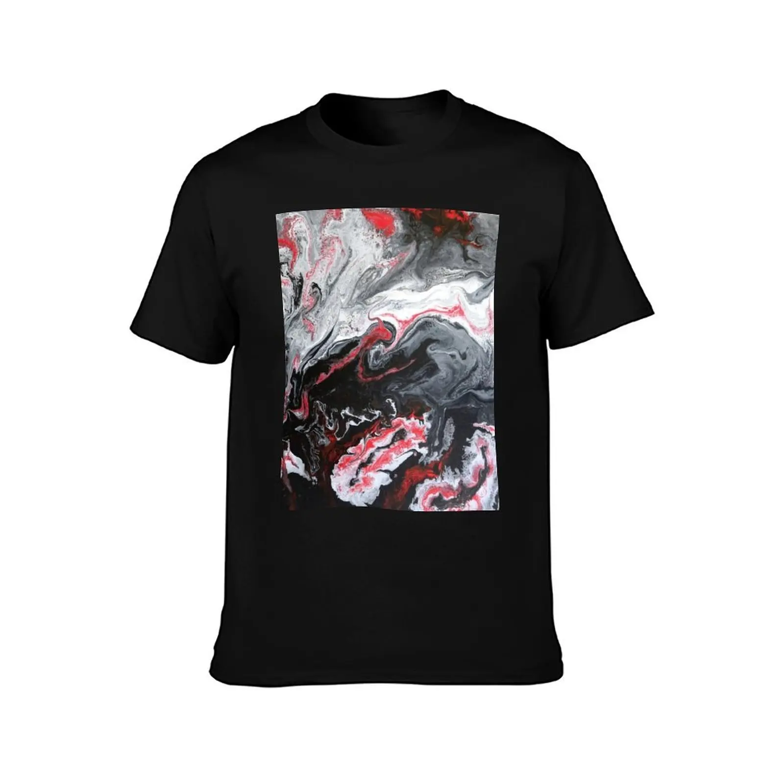 Stormy Weather abstract art T-Shirt Summer Casual Cotton Tee Oversized Streetwear Tops Vintage Graphic Print 100% Cotton