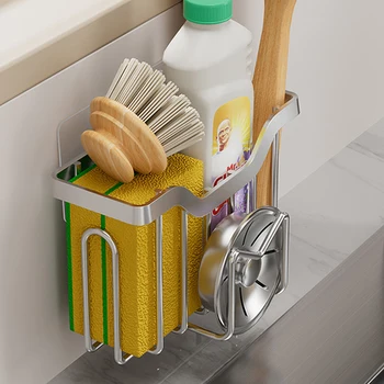 Stainless Steel Sink Sponge Holder 1