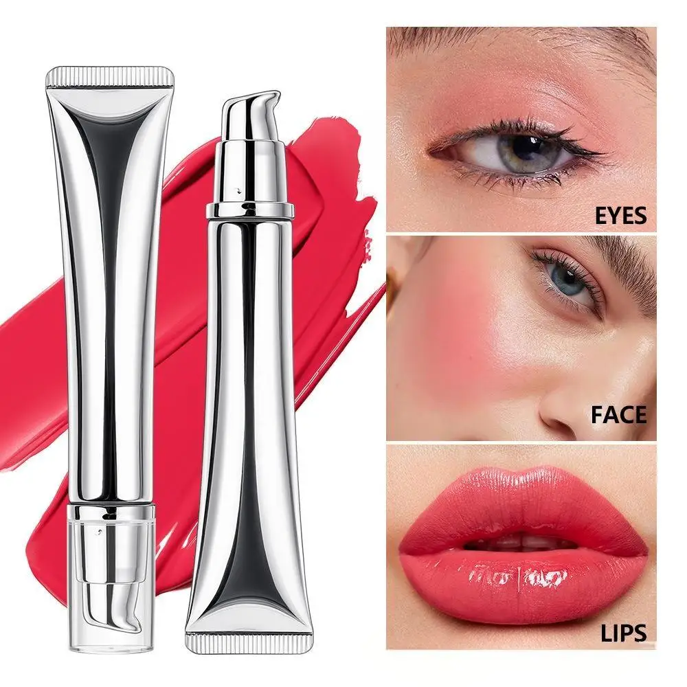 Liquid Blush Creamy Watery Formula Natural Matte Finish Cheek Blusher Private Label Makeup with Low Saturation Pigment Vegan