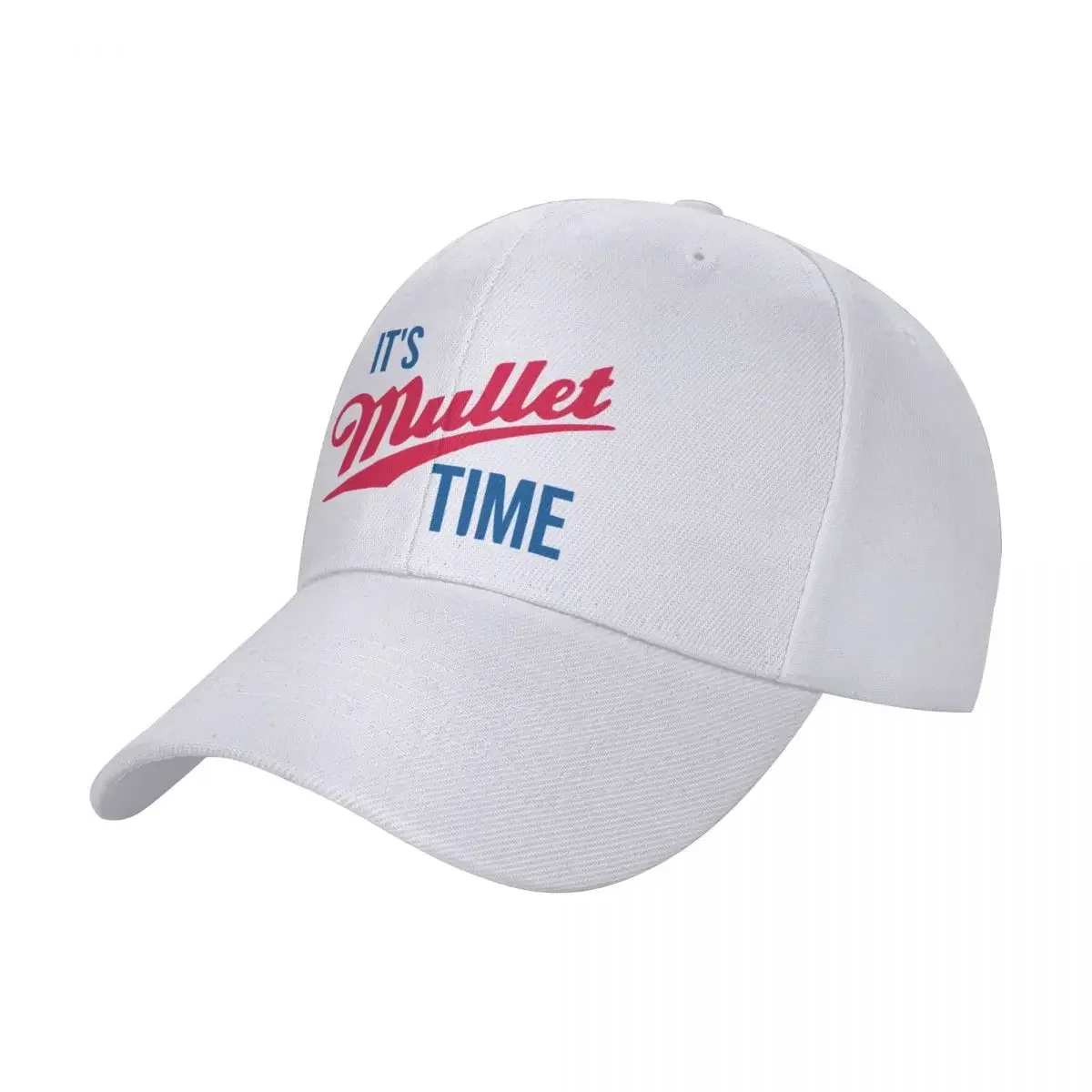 It's Mullet Time, Funny MulletCap baseball cap Sunscreen Hat beach Women beach fashion Men's