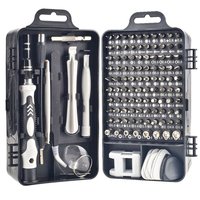 115 in 1 Screwdriver Set Watch Phone Disassemble Repair Tool Mini Repair Tool Box Chrome Vanadium Steel Multi-function Tool