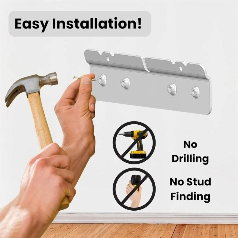 DamageFree Calendar Bracket For Drywall 15inch Skylights Display Toolless Hammers Mount System